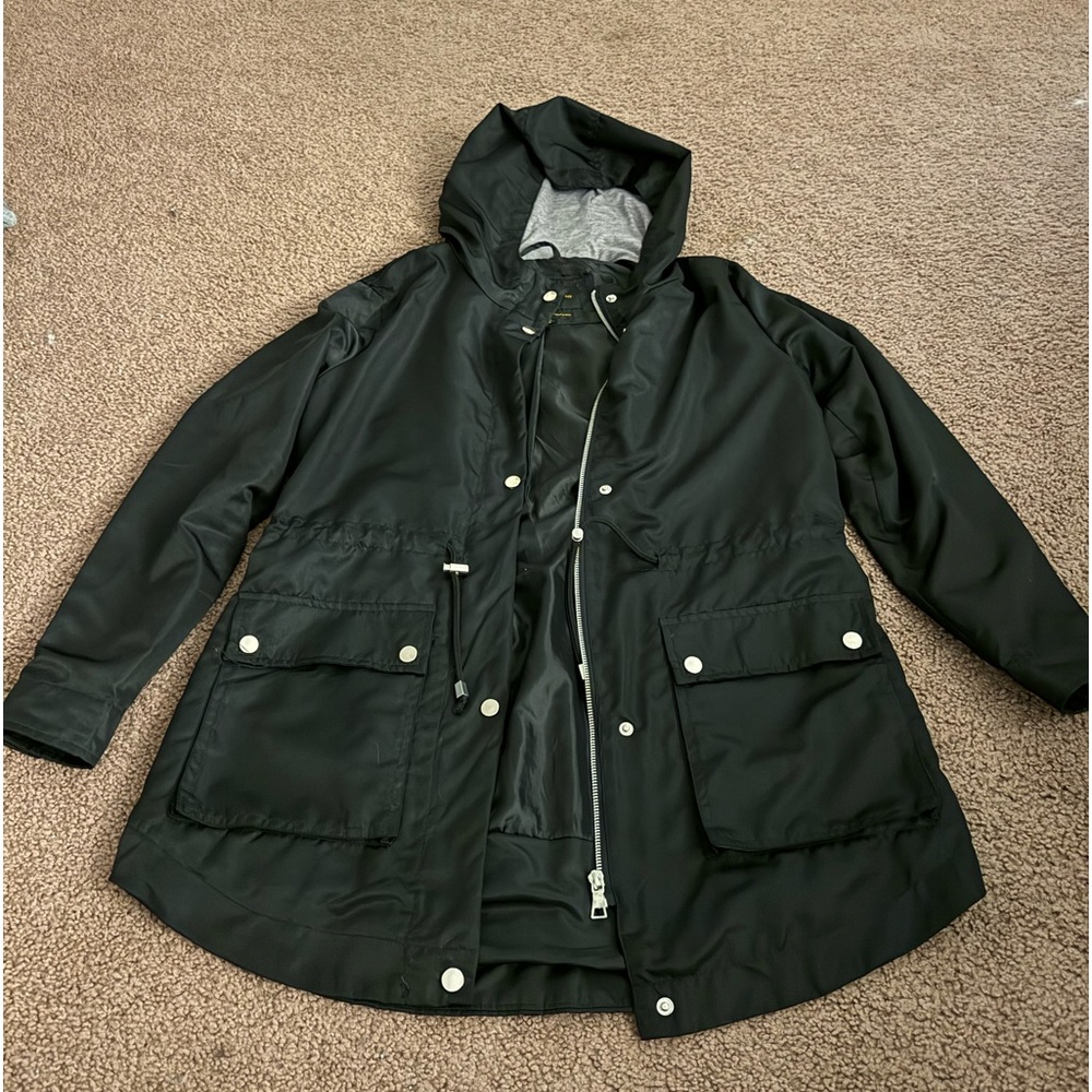 Bella Donna black coat lightweight coat size medium